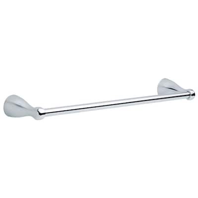 Foundations 24 in. Wall Mount Towel Bar Bath Hardware Accessory in Polished Chrome