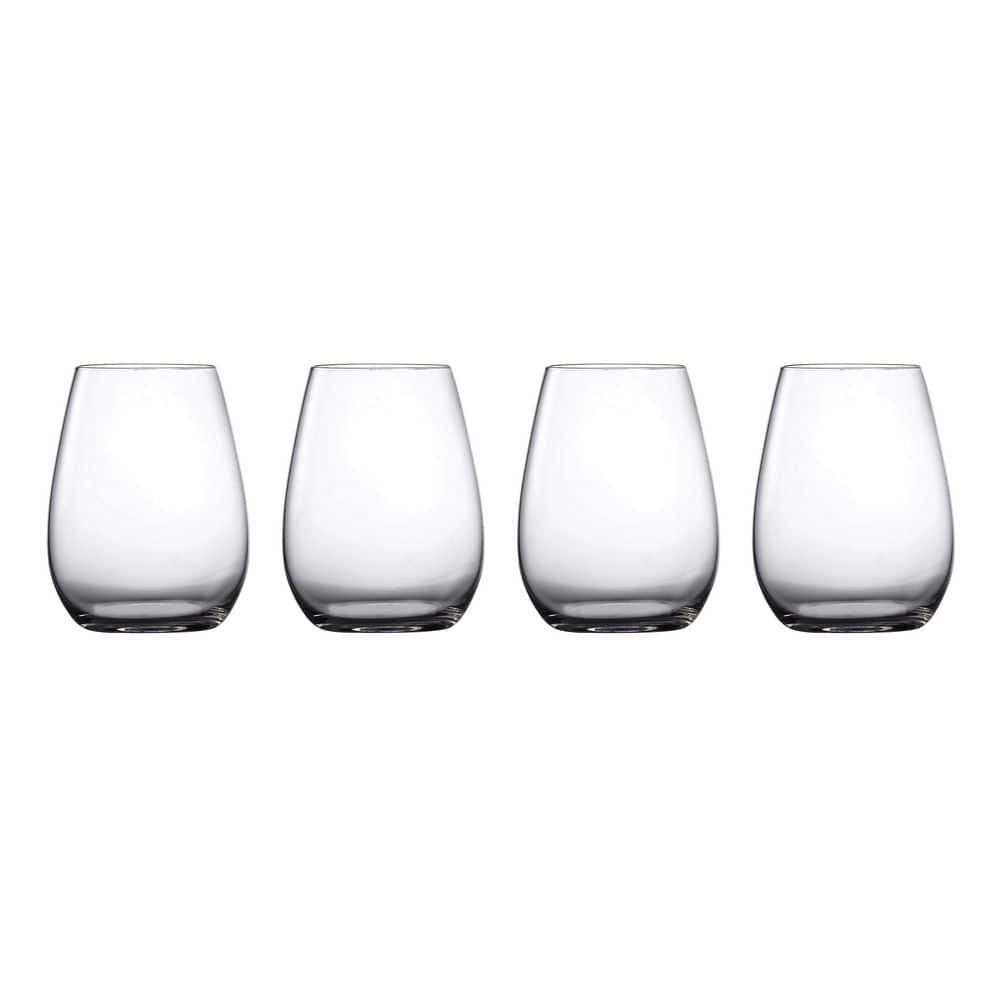 Marquis By Waterford Moments 18.6 oz. Clear Wine Stemless (Set of 4)