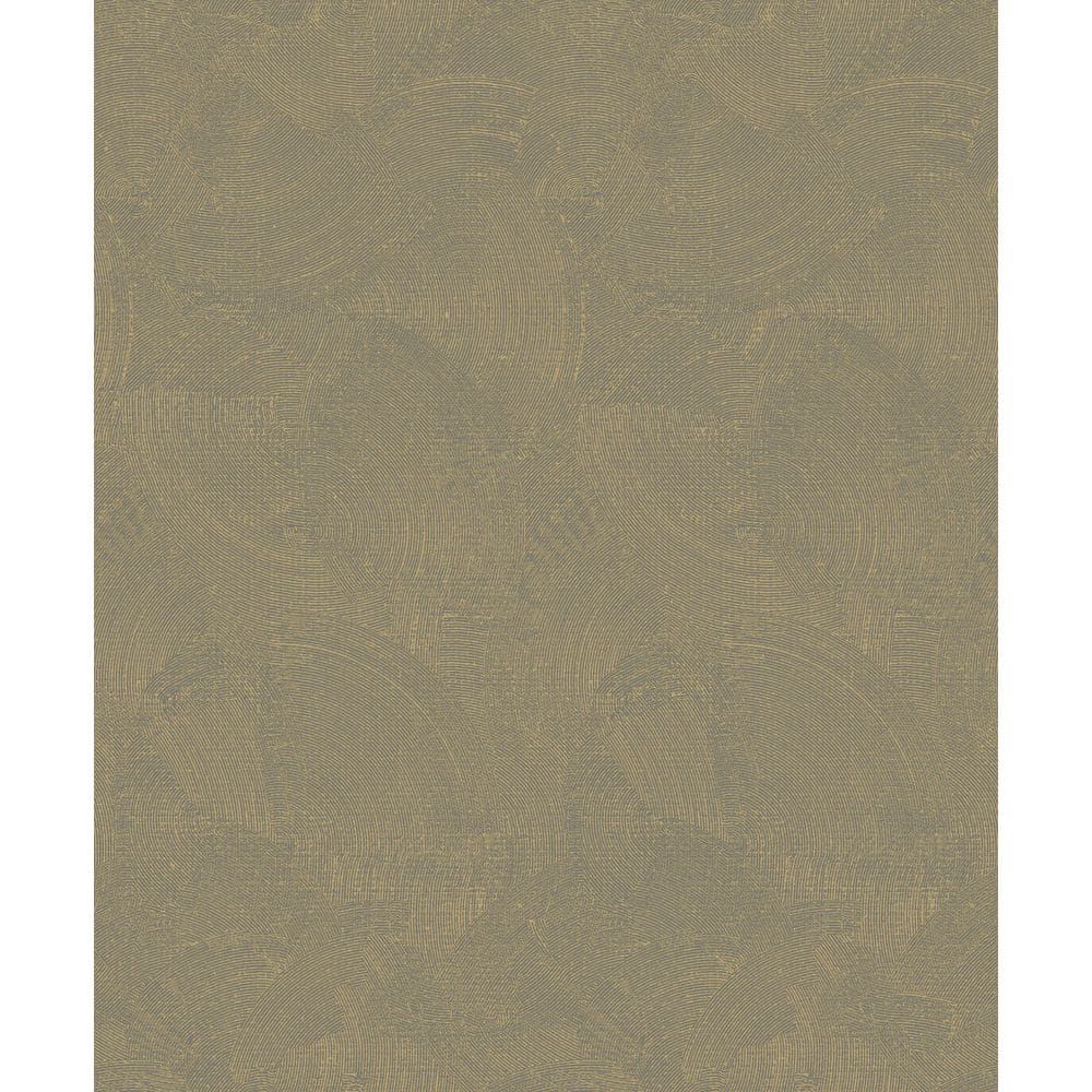 Zen Collection Dark Taupe/Brown Abstract Plaster Fan Metallic Sheen Finish 