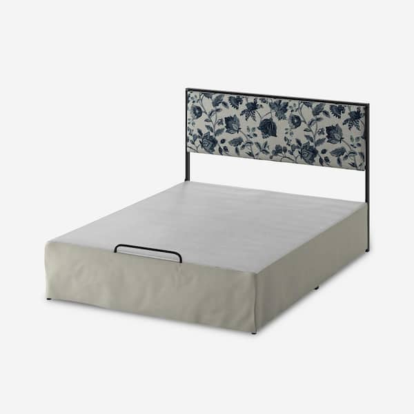 JAYDEN CREATION Nicky Modern 2 Piece King Bedroom Set with Metal Base-PORCELAIN