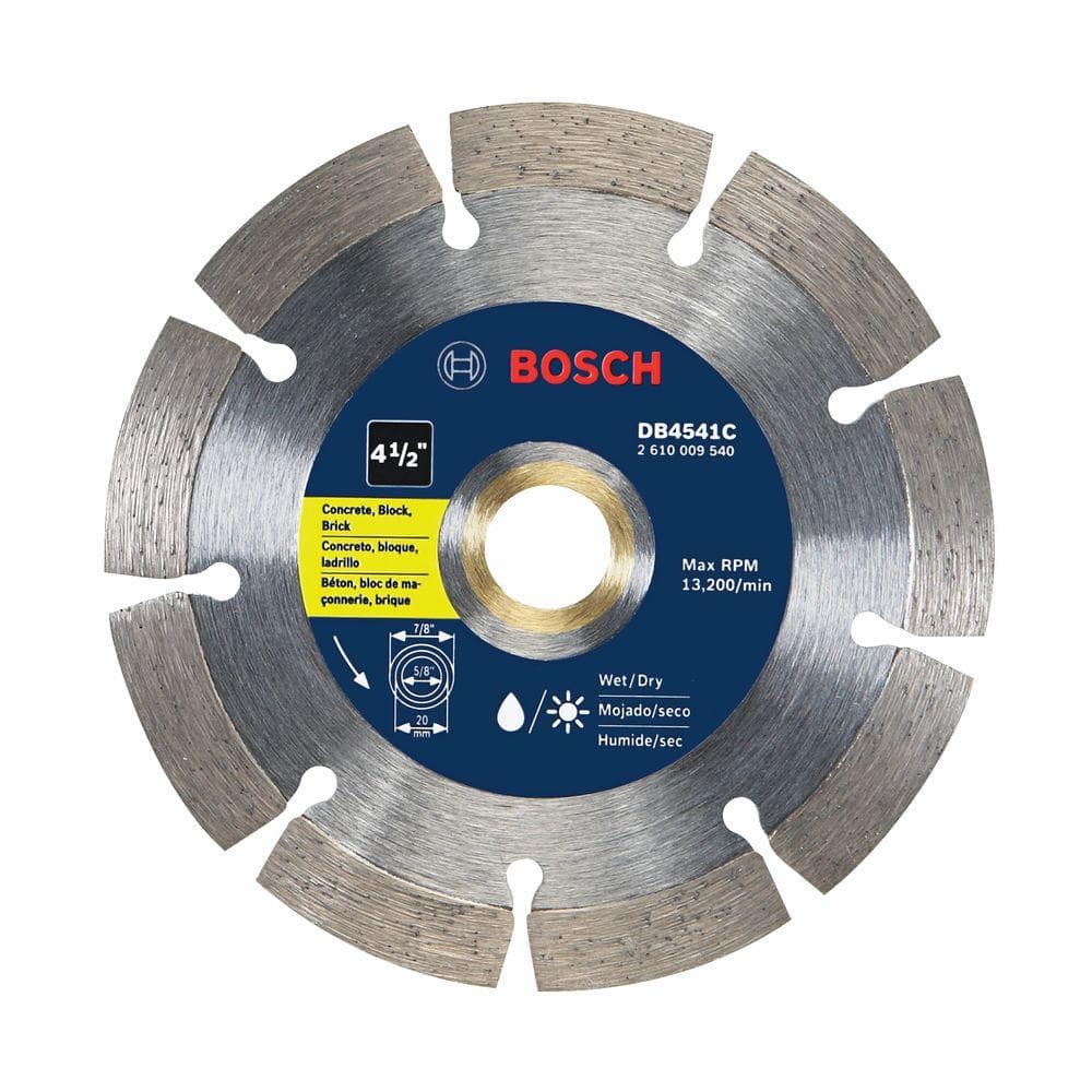 4-1/2 in. Premium Segmented Rim Diamond Blade for Universal Rough Cut