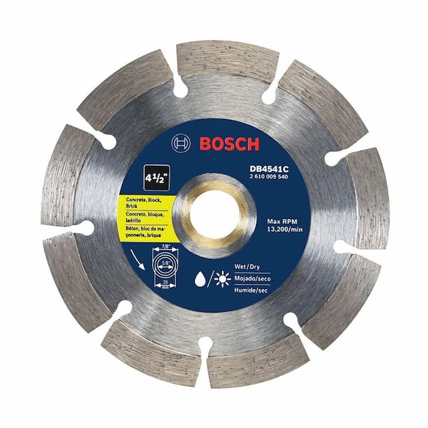 Bosch 4-1/2 in. Premium Segmented Rim Diamond Blade for Universal Rough Cut