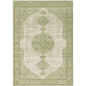Bromley Midnight Green 7 ft. x 10 ft. Area Rug