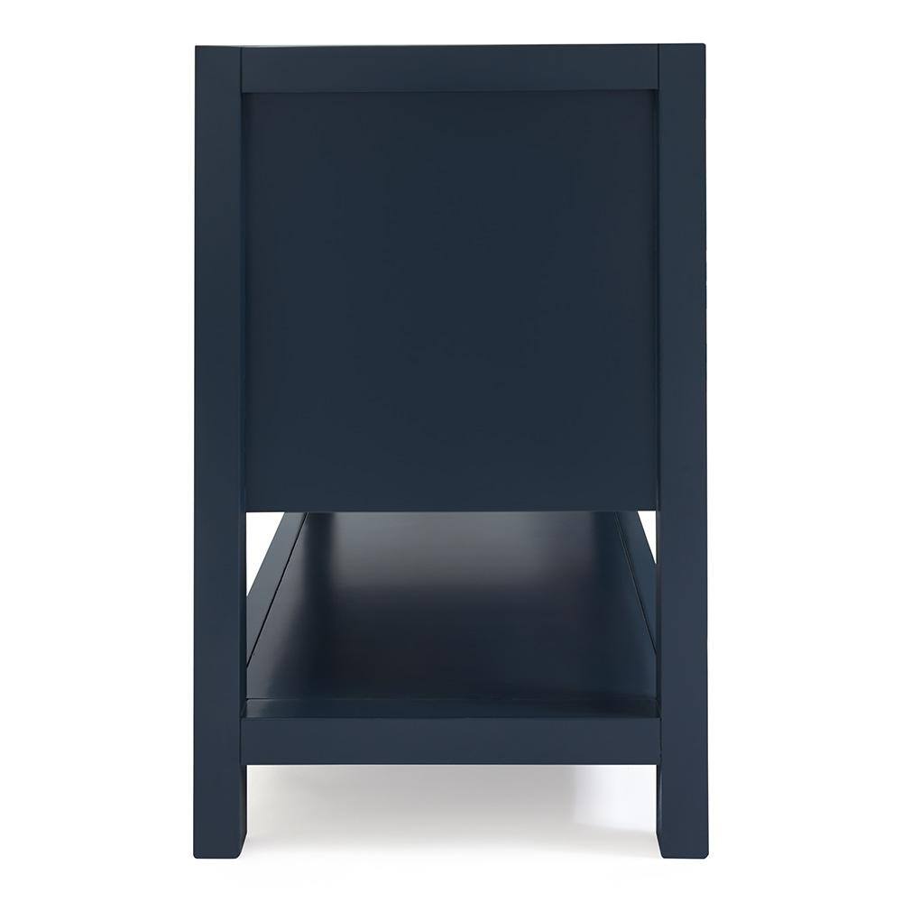 Magnolia 60" Midnight Blue Single Freestanding Vanity Cabinet