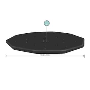16 ft. x 16 ft. Round Black Above Ground Pool Leaf Cover