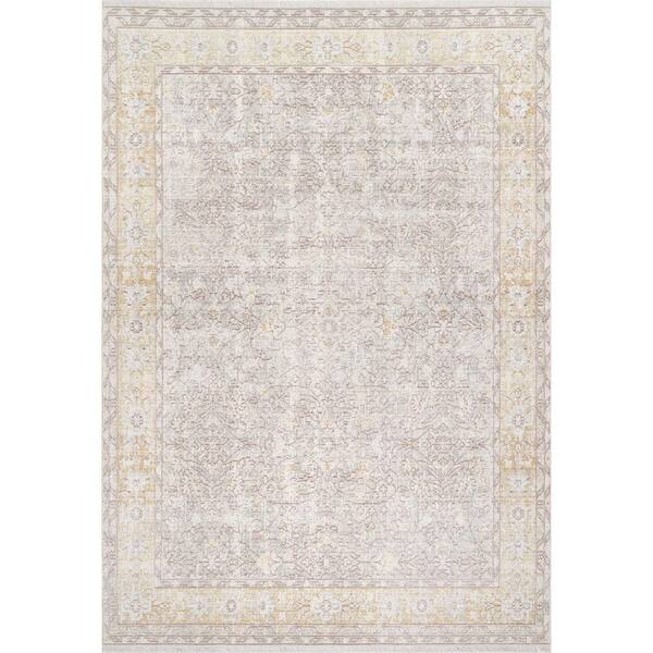 nuLOOM Karla Vintage Beige 4 ft. x 7 ft. Area Rug