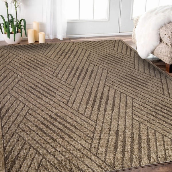 Amer Rugs Maryland 9 ft. X 12 ft. Beige Geometric Area Rug