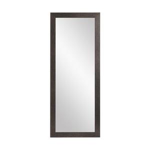 Medium Black Modern Mirror (32 in. H X 71 in. W)