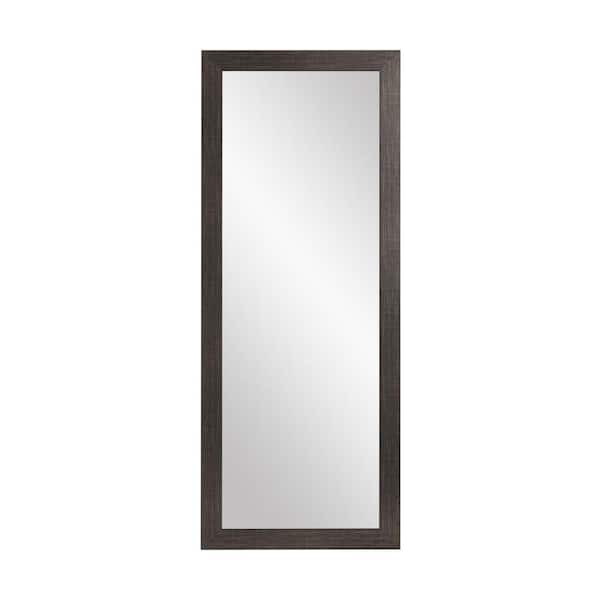 BrandtWorks Medium Black Modern Mirror (32 in. H X 71 in. W)