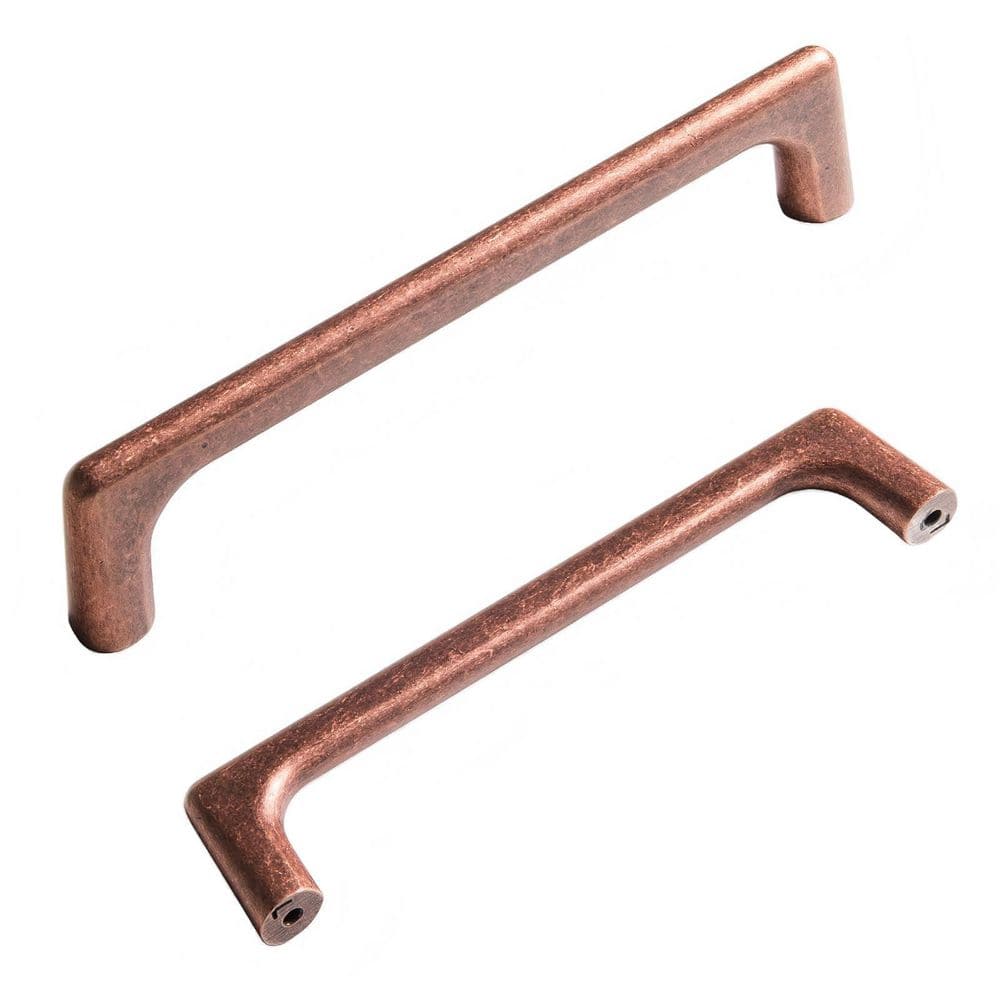 Goo-Ki 12-Pack 5 in. (128mm) Modern Luxurious Antique Copper Zinc