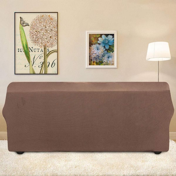 Dyiom Stretch 4-Seater Sofa Slipcover 1-Piece Sofa Cover Furniture