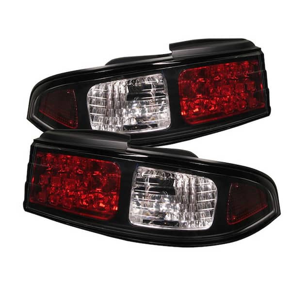 katalog sprogfærdighed Ventilere Spyder Auto Nissan 240SX 95-98 LED Tail Lights - Black 5006622 - The Home  Depot