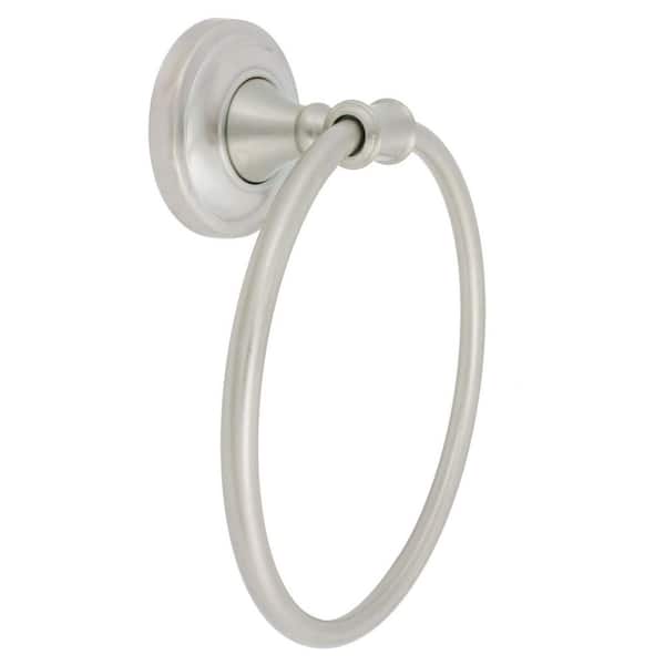 ARISTA Edgerton Collection Towel Ring in Satin Nickel
