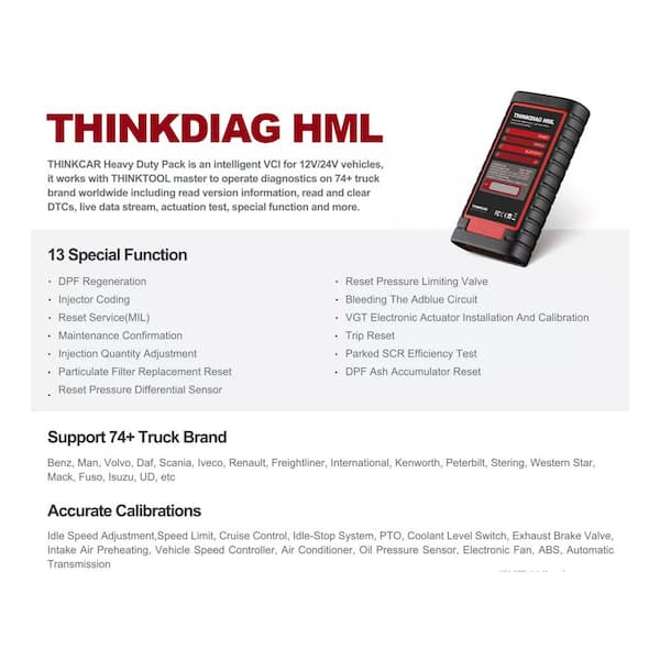 Thinkcar Thinkdiag OBD2 Bluetooth Dongle Full Systems Scanner with  Bi-Directional, ECU Coding, 16 Special Functions and Resets THINKDIAG - The  Home Depot