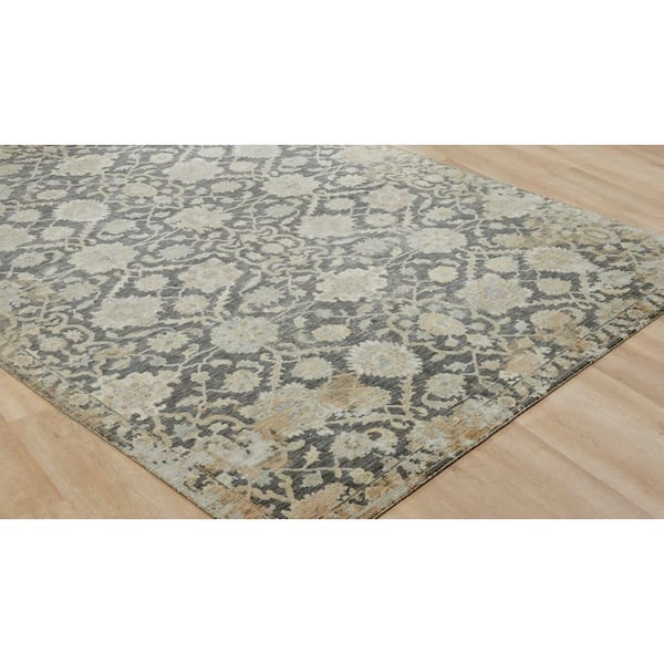 2 ft. x 10 ft. Multi-Colored Rosemont Abstract Washable Area Rug
