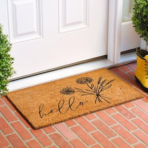 WildFlower Bouquet Doormat, 17" x 29"