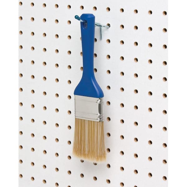 2 in. Zinc-Plated Steel Single Straight Peg Hooks 1/8 in Pegs (4-Pack)