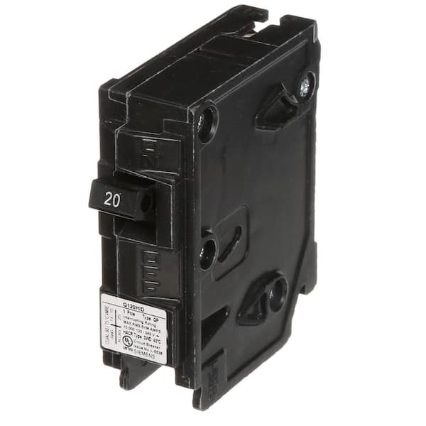 Siemens 20 Amp Single-Pole Type QP Circuit Breaker For Use With HID Lighting