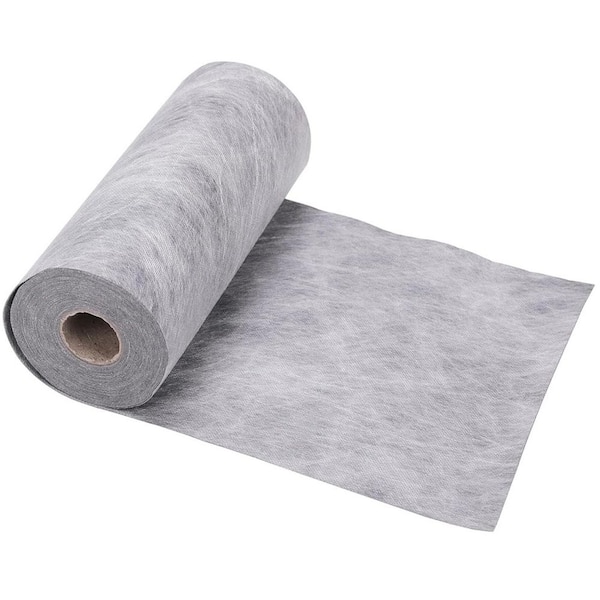 Unbranded Waterproof Membrane Underlayment 27.5 sq. ft. Superior Tile Shower Protection 25.6 mils Thickness Grey