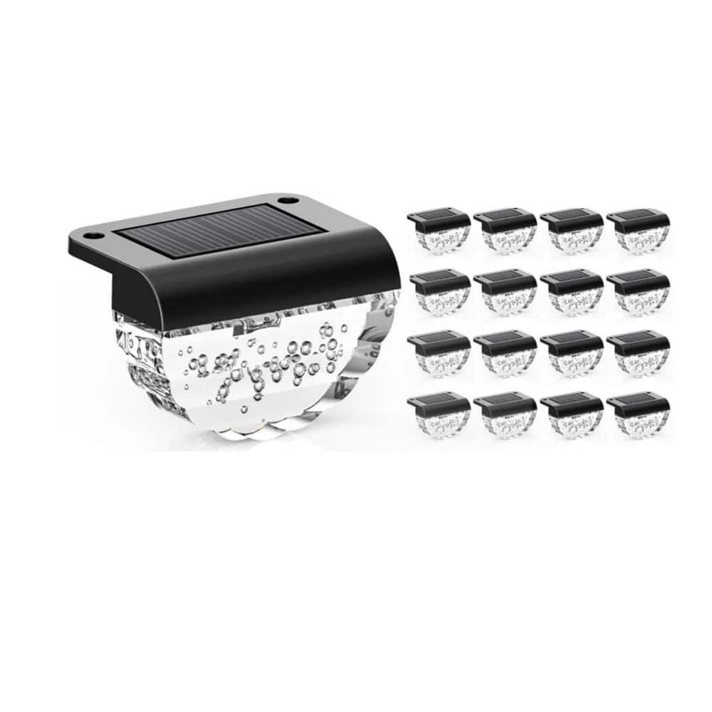 Outdoor 16-Pack Solar Deck Lights Waterproof for Yard, Patio, Garden, Pool, Stairs, Fence, Warm White price history on PriceWatchPro