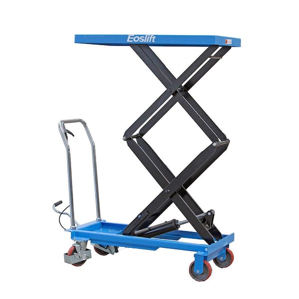Dual Scissor Lift Table Cart, Air Lift Table Cart