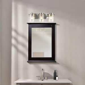 Cambridge 24 in. W x 32 in. H Rectangular Framed Wall Mount Bathroom Vanity Mirror in Chocolate Finish