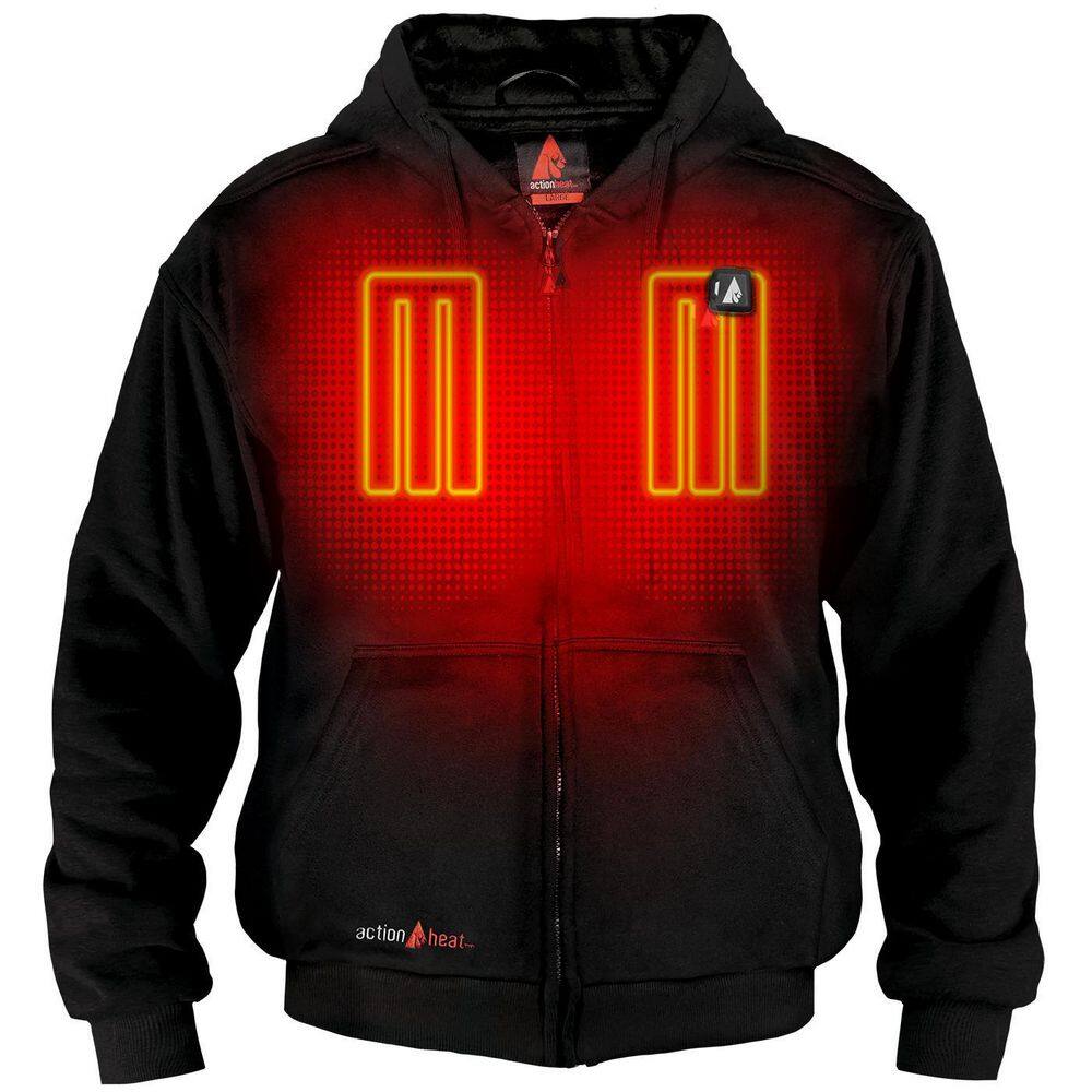 Unisex 2XL Black 5-Volt Heated Hoodie price history on PriceWatchPro
