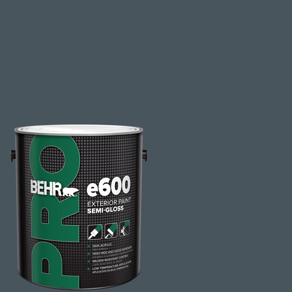 1 gal. #BNC-40 Moody Black Semi-Gloss Exterior Paint price history on PriceWatchPro