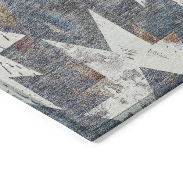 Chantille Machine Washable Indoor/Outdoor Abstract ACN1879 Gray 2 ft. x 3 ft. Accent Rug