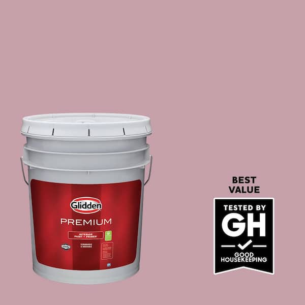 5 gal. PPG1049-4 Lighthearted Rose Flat Interior Paint