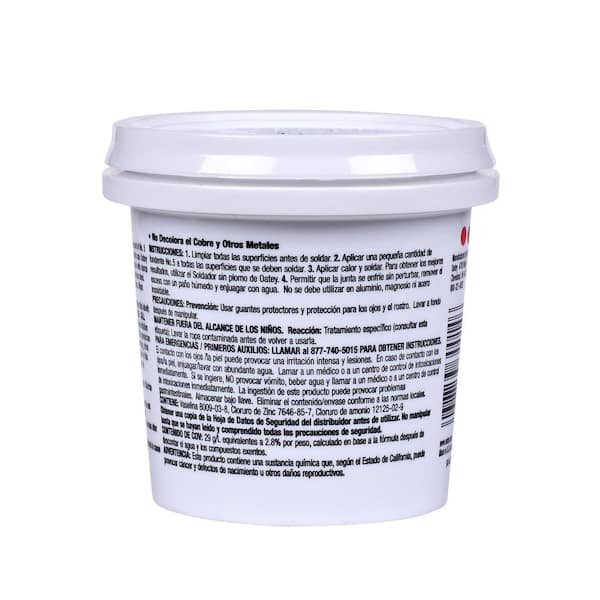 Oatey Soldering Kit with 1.7 oz. Lead-Free Water Soluble Flux Paste and 4  oz. Silver Solder Wire 506912 - The Home Depot