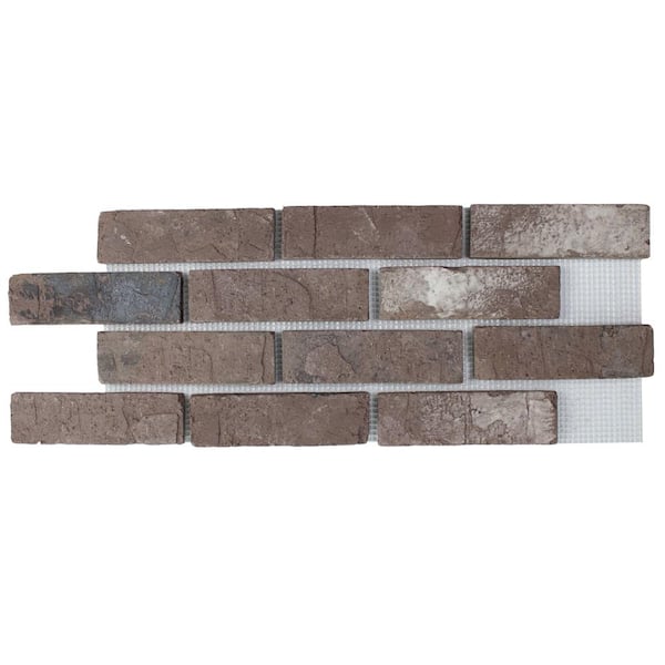 Old Mill Brick 28 in. x 10.5 in. x 0.5 in. Brickwebb Monument Thin Brick Sheets (Box of 5-Sheets)
