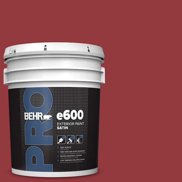 BEHR PRO 5 gal. #ECC-32-3 Cherry Tree Satin Exterior Paint