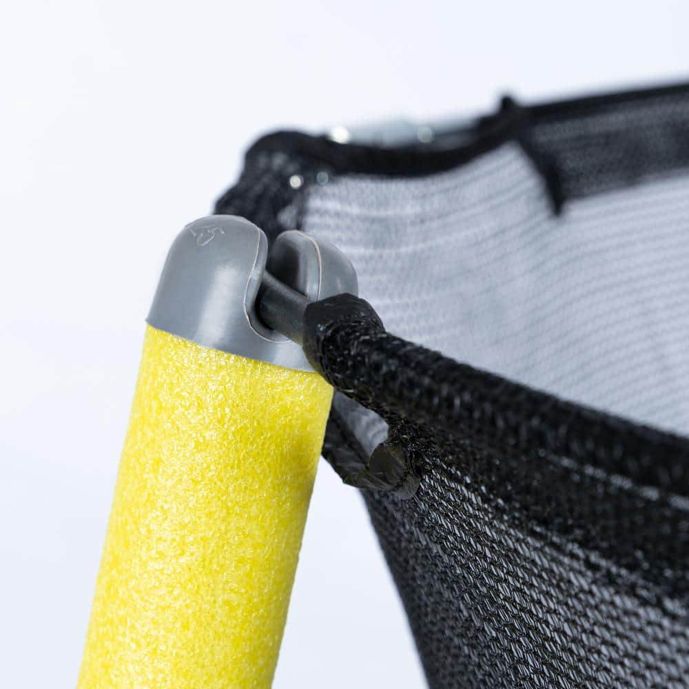 JumpKing 55-inch Yellow and Black Toddler Trampoline with Safety Net