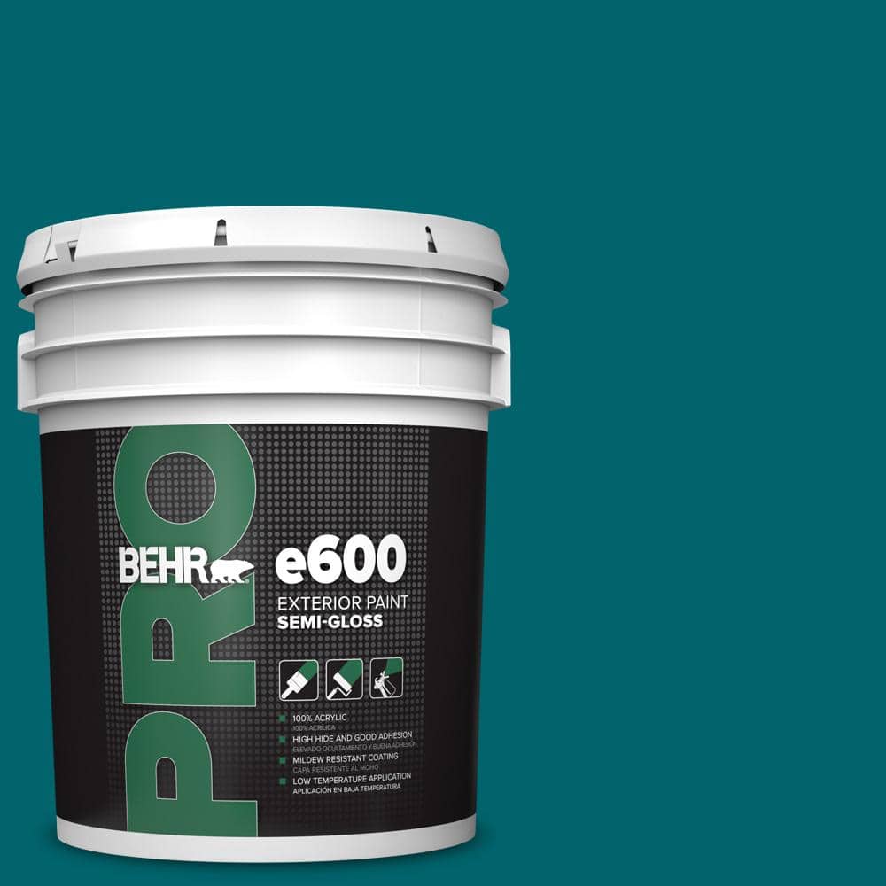 5 gal. #S-H-520 Peacock Tail Semi-Gloss Exterior Paint price history on PriceWatchPro