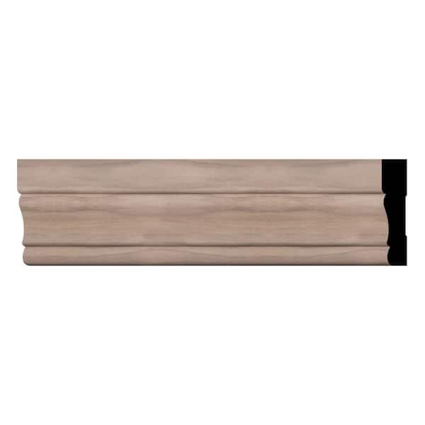 Ekena Millwork WM443 0.63 in. D x 3.25 in. W x 96 in. L Wood (Walnut) Colonial Casing Moulding