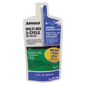 3.6 oz. Multi-Mix Advanced Synthetic Blend 2-Cycle Engine Oil for 32:1,40:1 and 50:1 Mixtures