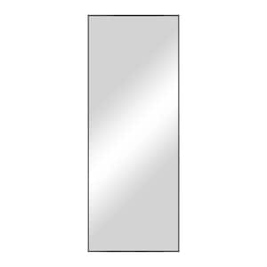 71 in. x 28 in. Oversized Modern Rectangle Metal Framed Bathroom Vanity Mirror