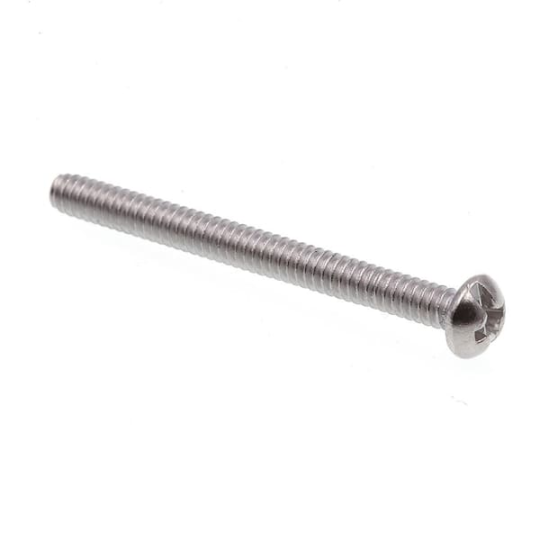 6-32 x 3/4 Hex Washer M/S Slotted 18-8 Stainless Steel Box of 25 