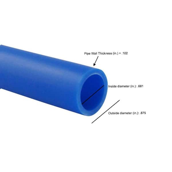 3/4 in. x 500 ft. Blue PEX Pipe