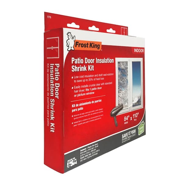 Frost King 84 in. x 110 in. Clear Plastic Patio Indoor Shrink