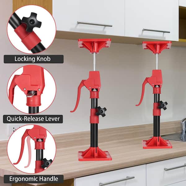 Numhew 2-Pack Adjustable Third Hand Support Pole 11.8-23.5 in. 78