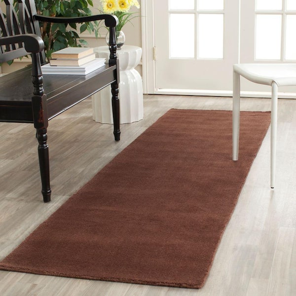Himalaya Brown 2 ft. x 6 ft. Gradient Solid Runner Rug