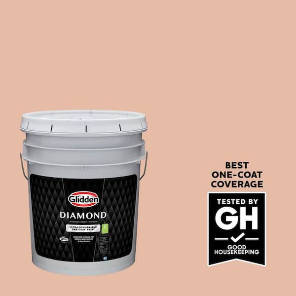 Glidden Diamond 5 gal. PPG1069-3 Starfish Satin Interior Paint with Primer