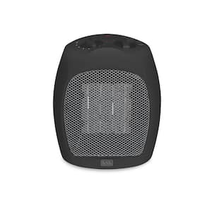 1500-Watt Black Desktop Electric Ceramic Space Heater