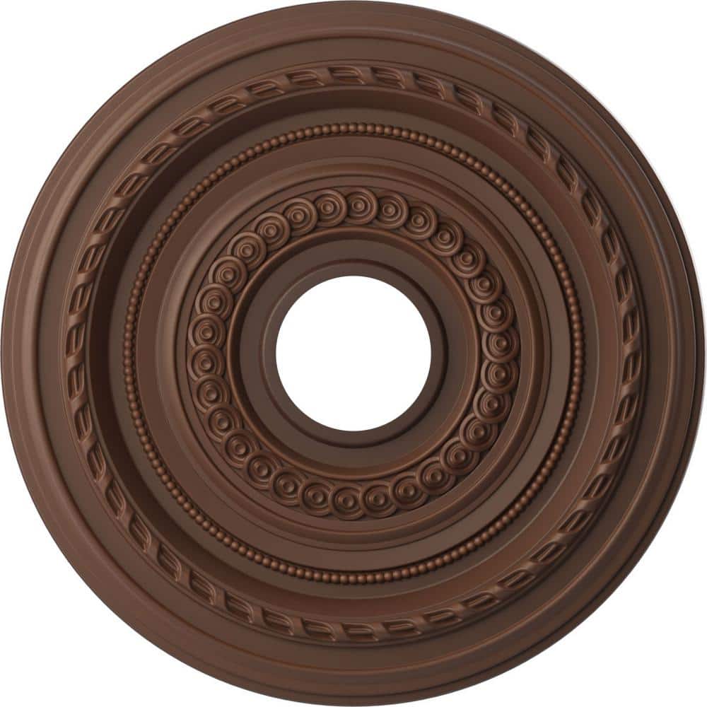 16 in. O.D. x 3-1/2 in. I.D. x 1 in. P Cole Thermoformed PVC Ceiling Medallion in Universal Aged Metallic Rust price history on PriceWatchPro