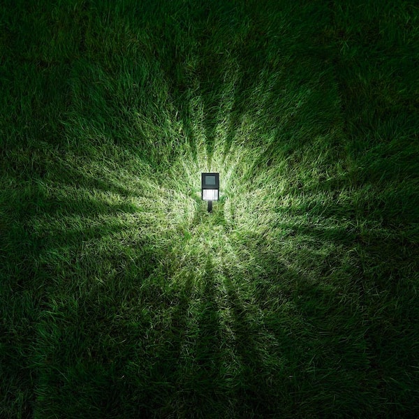 Hampton Bay Windy Ridge 10 Lumen Black LED Weather Resistant