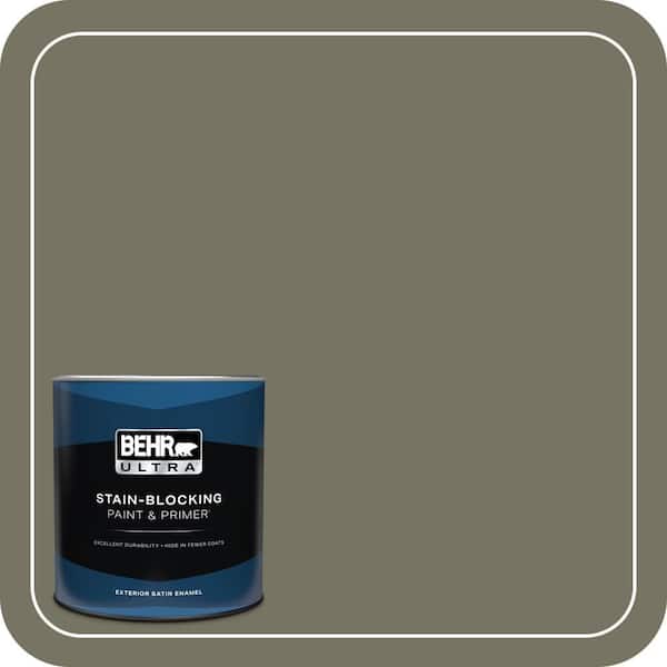 BEHR ULTRA 1 qt. #BXC-20 Amazon River Satin Enamel Exterior Paint & Primer