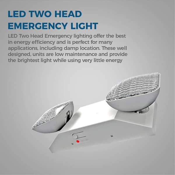 Emergency Light, Industrial 6 Volt Thermoplastic [EL-HD6]