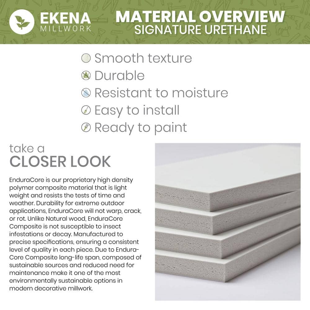 Primed Tan Urethane Corbel 10" H x 3" W x 6" D